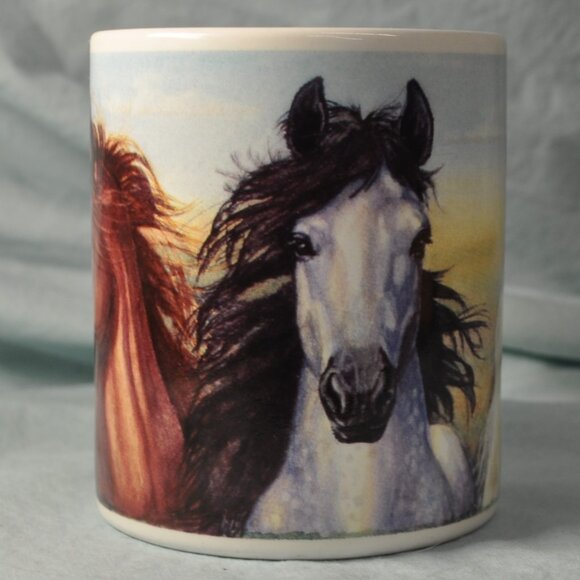 *BOGO mugs* 12 oz mug vintage horses friends of the forest (w938) - Picture 3 of 9